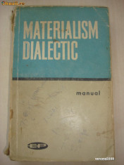 MATERIALISM DIALECTIC