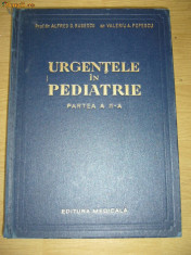 URGENTELE IN PEDIATRIE PARTEA A II A ALFRED D RUSESCU VALERIU A POPESCU foto