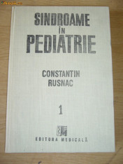 SINDROAME IN PEDIATRIE VOL1 CONSTANTIN RUSNAC foto