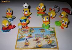 SURPRIZE KINDER - SPORTY CHICKS - SERIE COMPLETA foto