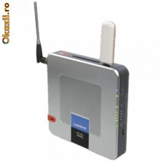 Router wireless Linksys Cisco WRT54G3GV2 - VF cu modem vodafone foto