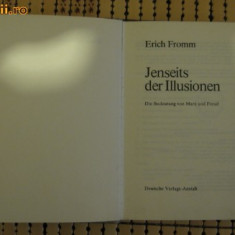 E Fromm Jenseits der Illusionen Die Bedeutung von Marx und Freud Deutsche Verlags-Anstalt 1967