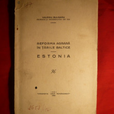 V.Bulgaru - Reforma Agrara in T.Baltice- Estonia - 1929
