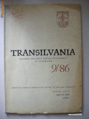 REVISTA TRANSILVANIA 9/86 foto