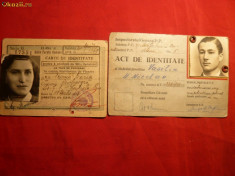 ACT DE IDENTITATE +LEGITIMATIE CFR 1938 si 1948 foto