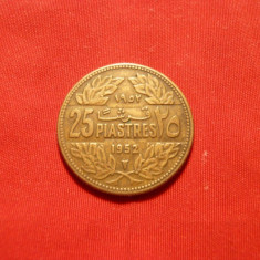 25 Piastri 1952 ,Liban ,bronz ,st. Buna ,d=2,3cm.