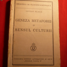 L.Blaga -Geneza metaforei si sensul culturii -Prima Editie 1937