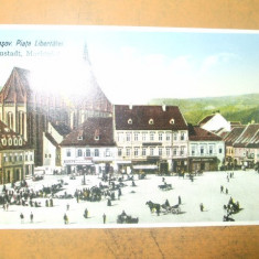 Carte Postala Brasov Piata Libertatei 1929