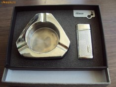 Set bricheta si scrumiera - Times Pioneer - ideal pentru cadou foto