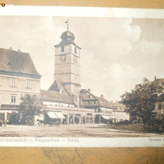 Carte Postala Sibiu Piata Mare