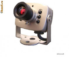 Mini camera de supraveghere video cu 6 LED IR si microfon, camera CCTV foto