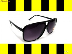 Ochelari De Soare --- SQUARE AVIATOR --- Patrati Retro Rame Negre Negru Vintage Unisex avem si wayfarer nerd geek cu lentile transparente clubmaster foto
