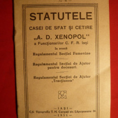 CFR IASI - REGULAMENTE PT. FUNCTIONARI - 1931