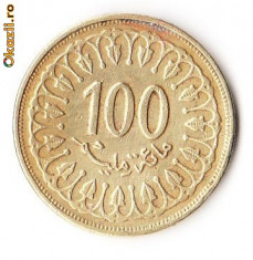 TUNISIA 100 MILIMS 1997 foto