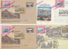 1999 Paltinis 4 plicuri intreguri postale cu vignete S.O.S. Hohe Rinne 75 ani foto