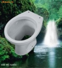 VAS WC RUSTIC (PENTRU CURTE) foto