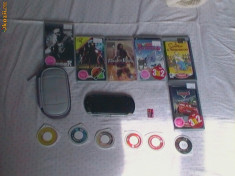 PSP SONY 3004 SLIM&amp;amp;amp;amp;amp;LITE + 5 JOCURI+UN FILM +CARD 4 GB 650 RON foto