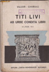 Titus Livius / AB URBE CONDITA LIBRI (text latin, editie 1944, cu ilustratii + 1 harta mare) foto