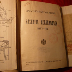 Universitatea Libera - Razboiul Neatarnarii - Ed.1927