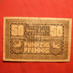 Bancnota 50 Pf.notgeld GERMANIA 1919 ,cal.mediocra