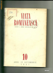 Revista VIATA ROMANEASCA - 1951 foto
