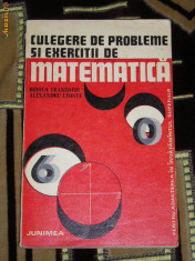 C26 - MATEMATICA - CULEGERE ADMITERE INVATAMANT SUPERIOR foto