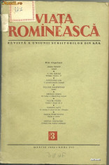 Revista VIATA ROMANEASCA - 1954 foto