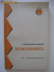 Romanismul - C. Radulescu-Motru foto