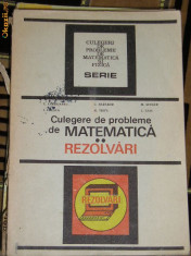 C25 - CULEGERE MATEMATICA - REZOLVARI foto