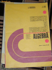 C25 - EXERCITII SI PROBLEME DE ALGEBRA foto