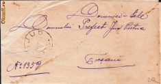 SCRISOARE EX OFO- AGIUDU-FOCSANI 1906 -STAMPILA ; PRAA 20 foto
