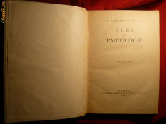 C.Radulescu- Motru -Curs de Psihologie - 1929 foto
