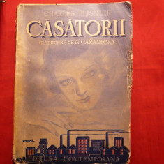 Charles Plisnier - Casatorii - ed. 1942 -Roman