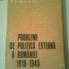 PROBLEME DE POLITICA EXTERNA A ROMANIEI 1918-1940 ~ CULEGERE DE STUDII vol.2