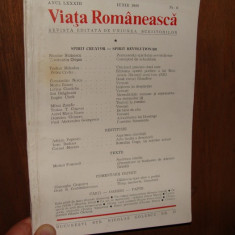 Revista "Viata Romaneasca"