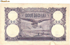 * Bancnota 20 lei 1929 31 Ianuarie foto