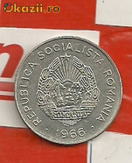 moneda 25 bani 1966 foto