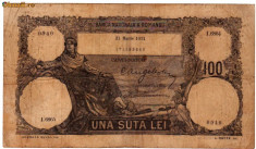 * Bancnota 100 lei 1931 - MARTIE foto