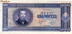 * Bancnota 1000 lei 1950 foto