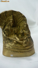 Statueta &amp;quot;Shiva&amp;quot; din bronz foto