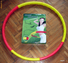 Cerc gimnastica Hula Hoop Double foto