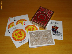 Carti de joc Bicycle Gong Xi Fa Cai - Poker size - fabricate in USA foto