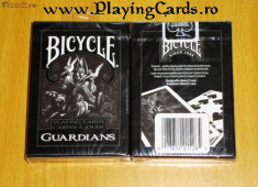 Carti de joc Bicycle Guardians - poker size - produs fabricat in USA foto