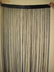 Perdele franjuri negre foto