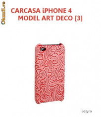 CARCASA iPHONE 4 - HUSA iPHONE 4 - ART DECO [3] - PROTECTIE iPHONE 4 - MODEL DEOSEBIT foto