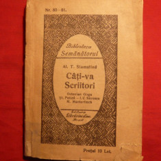 Al.T.Stamatiad prezinta: Cativa Scriitori -Prima Ed. 1925