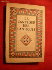 Le Cantique des Cantiques -ed. 1933 lb. franceza