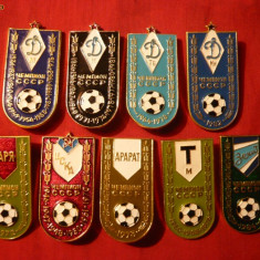 Set 9 Insigne Campion Fotbal URSS