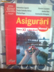 Manuale Asigurari clasa aXI-a Editura Akademos Art foto