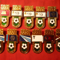 Set 11 Insigne Sportive - CUPA URSS- Fotbal